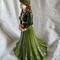 Лимитирана фигурка Coalport – Ladies of fashion, A Gift at Christmas , снимка 2 - Антикварни и старинни предмети - 46173594