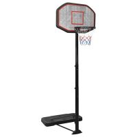 vidaXL Баскетболна стойка черна 258-363 см полиетилен（SKU:93649, снимка 1 - Баскетбол - 45496287
