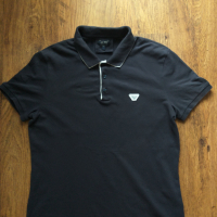  Armani Jeans Polo AJ Polo Shirt - страхотна мъжка тениска 2ХЛ УМАЛЕНА, снимка 5 - Тениски - 45062885