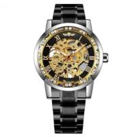 Стоманен механичен часовник - Viareggio (005), снимка 3 - Луксозни - 44954392