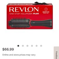 Сешоар REVLON One-Step Plus 2.0, средство за обем на косата и четка с горещ въздух, сушене , снимка 3 - Сешоари - 45288621