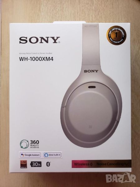 Sony WH-1000XM4 bluetooth слушалки, снимка 1