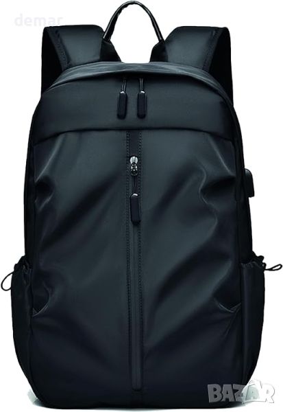 Nomadica Backpack Раница за лаптоп, стилна, водоустойчива, за 14-инчов лаптоп, черна, снимка 1