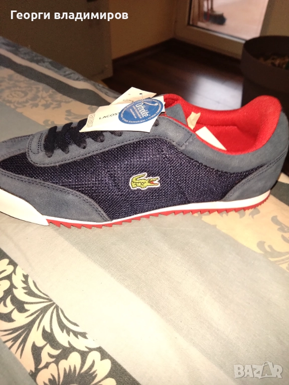 Lacoste естествен велур супер качество,оригинал , снимка 1
