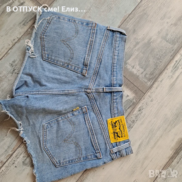 Къси дънкови панталони Levis 501 Peanut Снупи lmtd edition оригинал, снимка 1