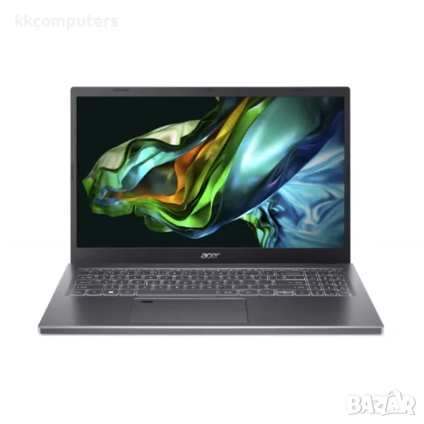 Acer Aspire 5, A515-58M-56WA, Intel Core i5-1335U (1.3GHz up to 4.60GHz, 12MB), Лаптоп 15.6" - 1,165, снимка 1