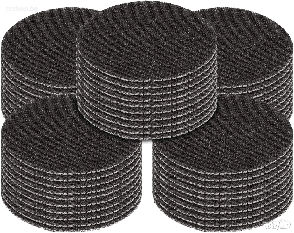 Шкурки за шлайф машина Mesh 150 мм, AB/150/150M/B, опаковка 50 бр., снимка 1