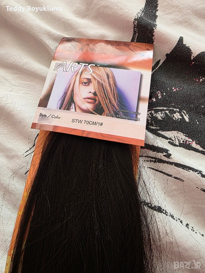 Естествена коса т.кафява, снимка 1