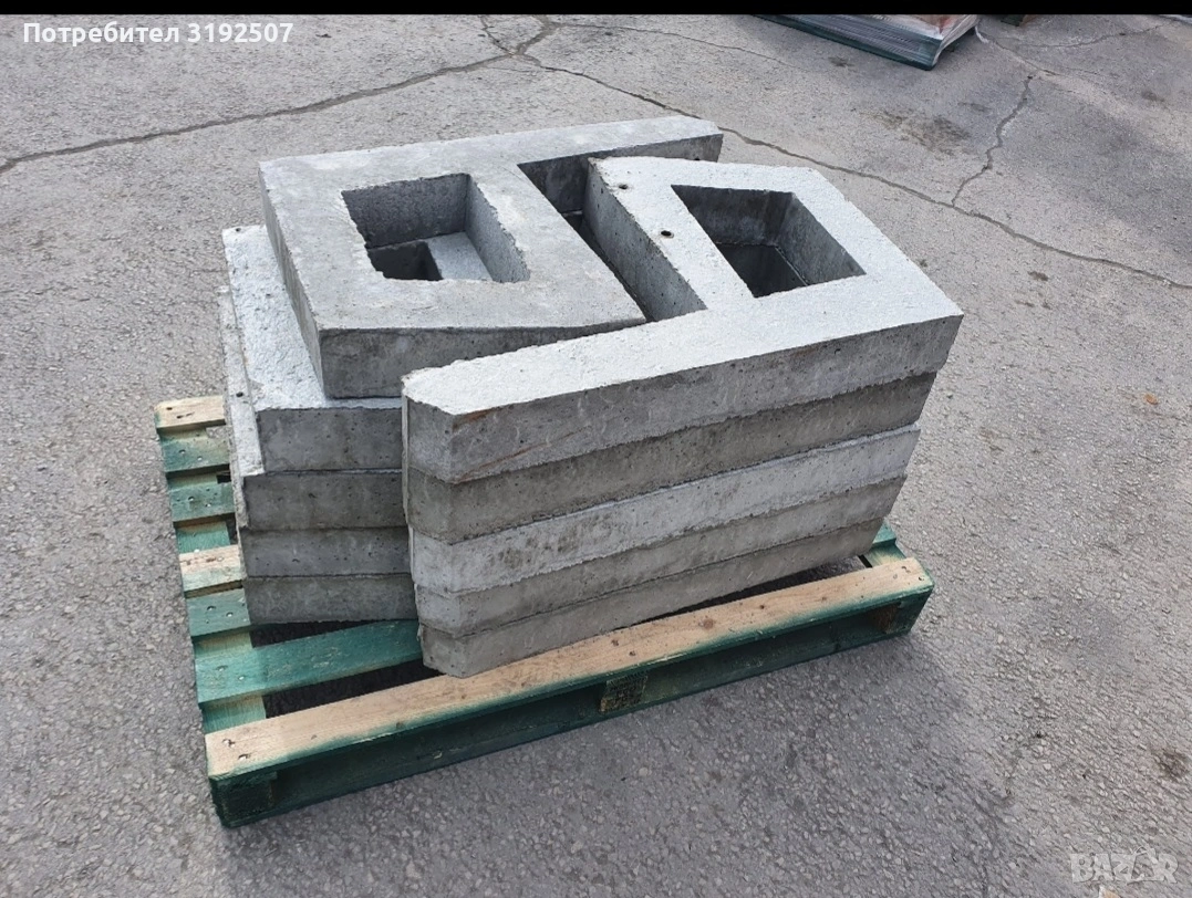 Крака за пейки от стоманобетон , снимка 1