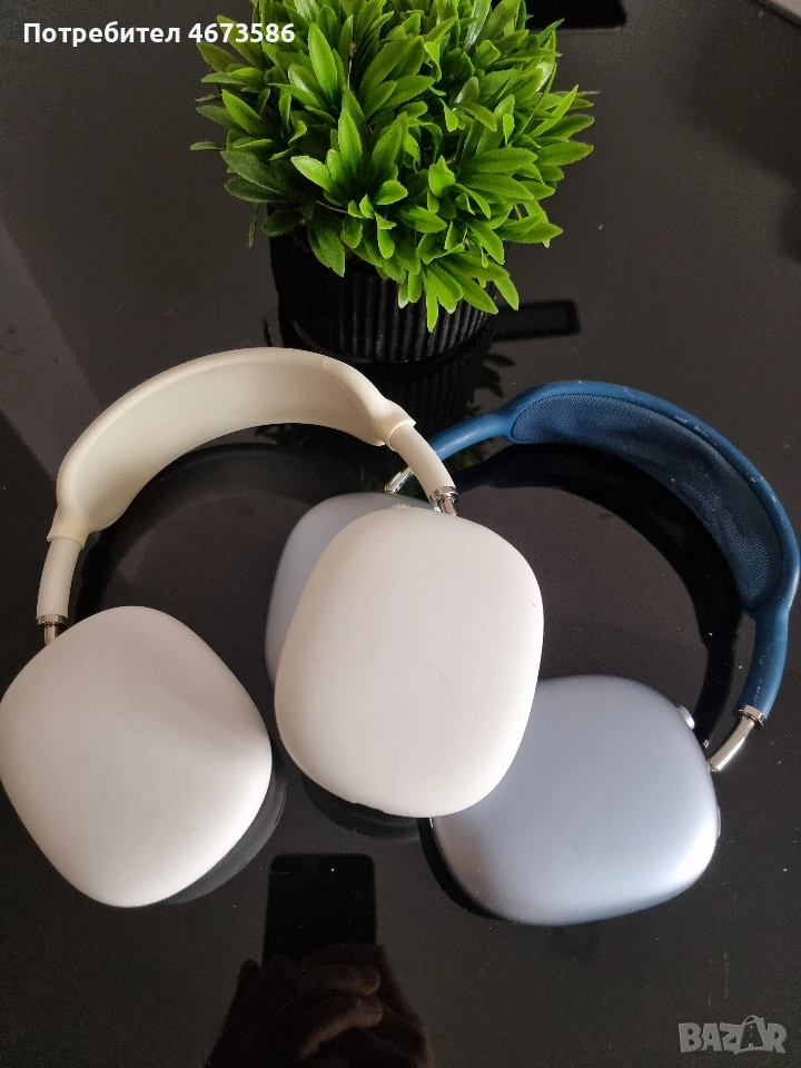 Най-ниска цена на пазара Apple AirPods Max 1 Gen – Сини + Сиви (2 бр.), снимка 1