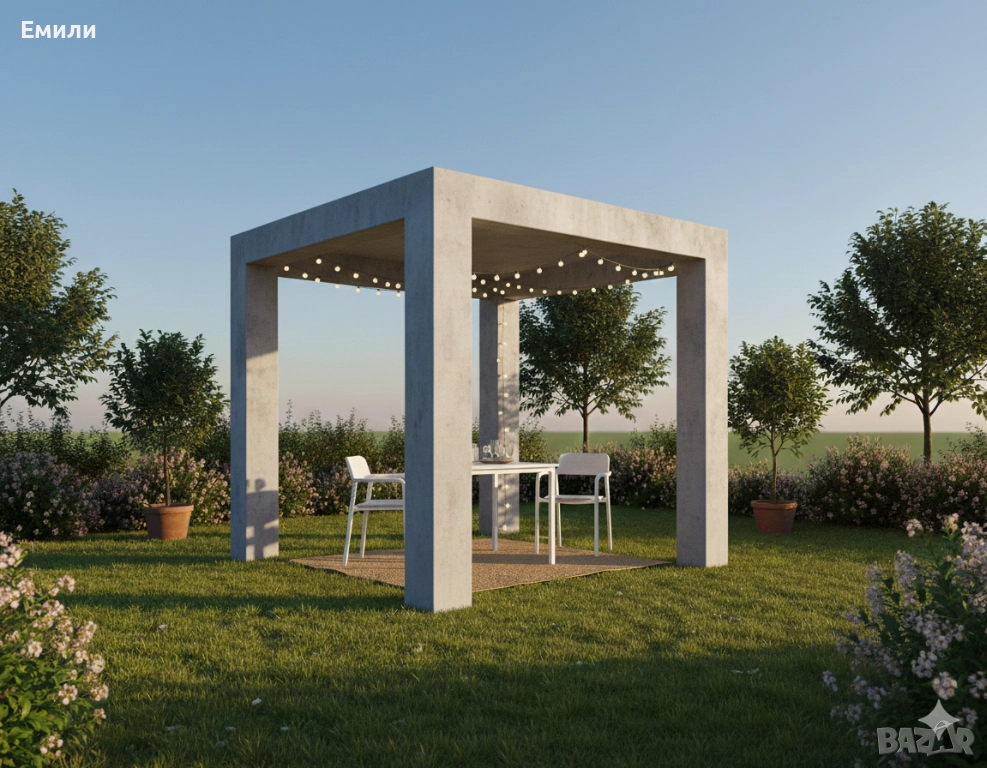 Арки тенти колони навеси дизайнерски тенти по-размер , снимка 1