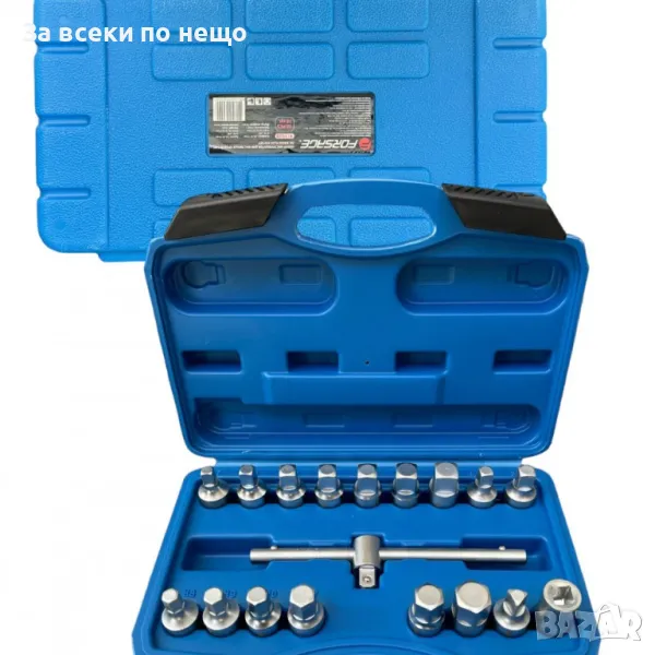 Комплект ключове за пробки на картер 18 части Forsage, снимка 1