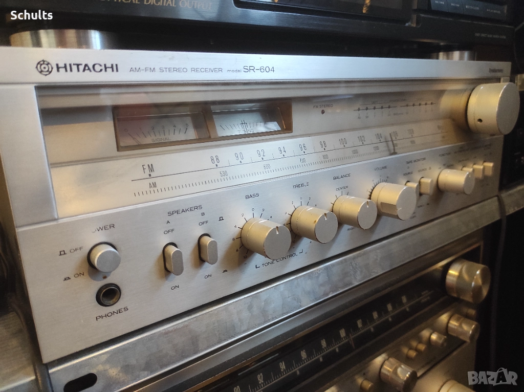 HITACHI SR 604 ресивър Made in Japan, снимка 1