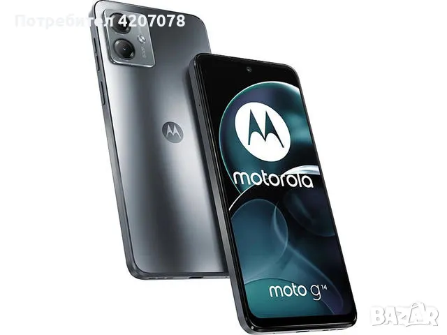 Motorola Moto G14 128GB, Steel Gray, снимка 1