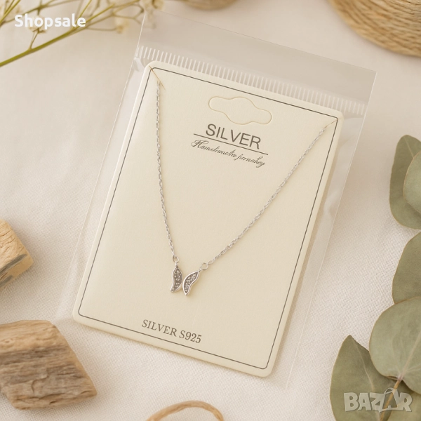 Елегантно сребърно колие с висулка – универсален аксесоар за всякакви поводи, снимка 1
