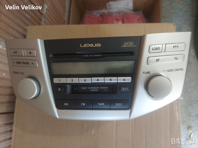 Оригинален Lexus RX 300 330 400h радио cd аудио чейнджър касетофон, снимка 1