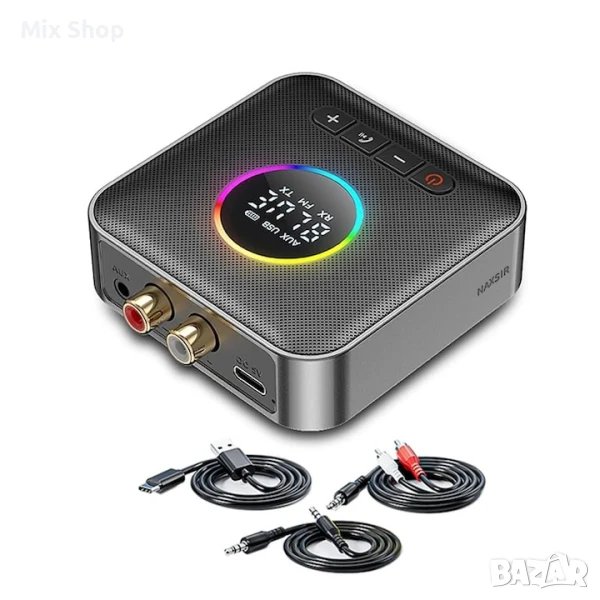 Bluetooth аудио приемник, адаптер 3 в 1, снимка 1