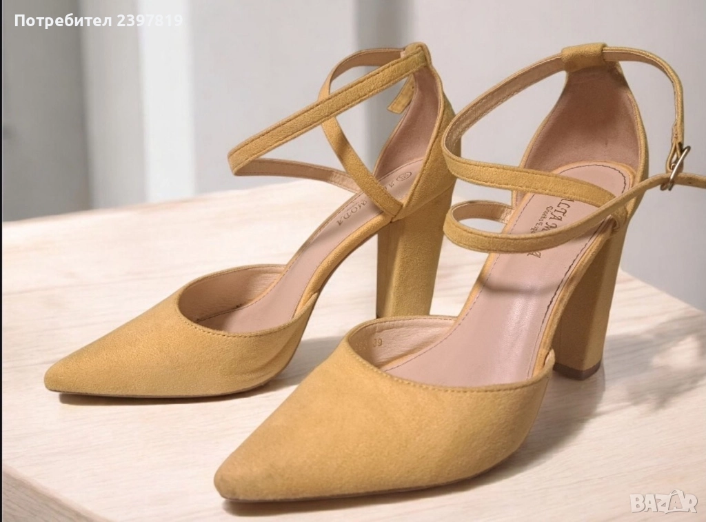 Дамски обувки от велур, снимка 1