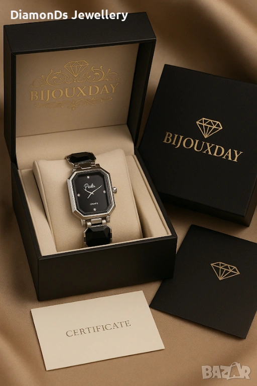 Black Elegance Watch 🖤 | дамски часовник, снимка 1