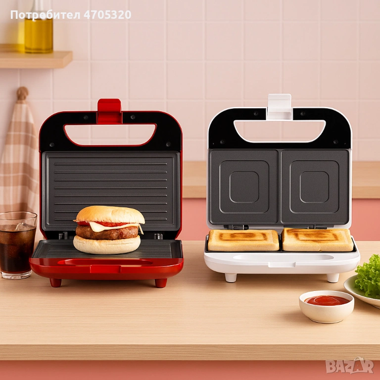 Уред за сандвичи Solac Buon Sandwich II / Buon Panini II, снимка 1