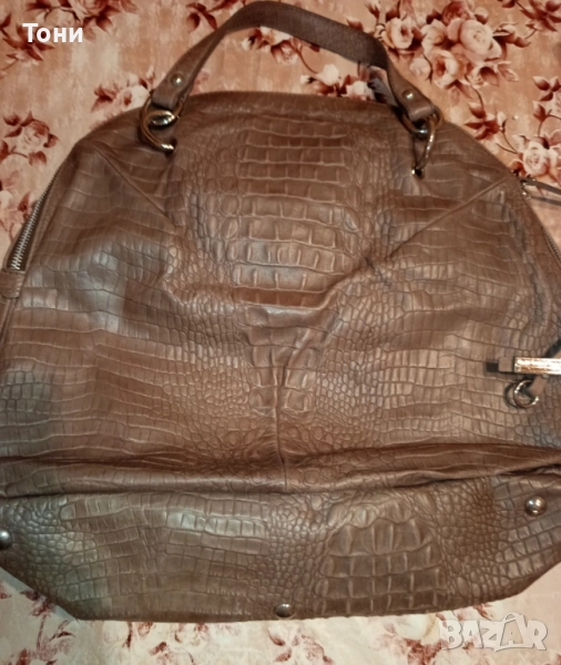 GIANNI CHIARINI Оригинал Нова Дамска Чанта Изцяло от Естествена Кожа , снимка 1