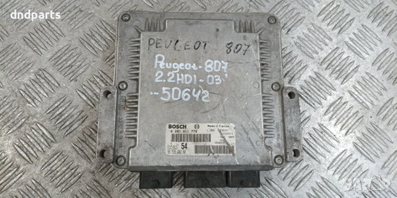 Компютър Peugeot 807 2.2HDI 2003г. 0281011779 9659520280, снимка 1