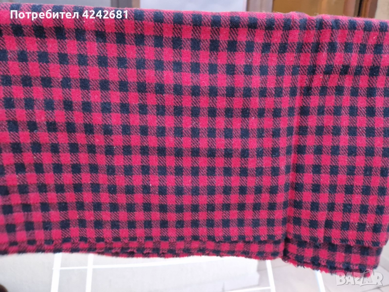 Вълнен плат на карета, произведен преди 1989 г., снимка 1