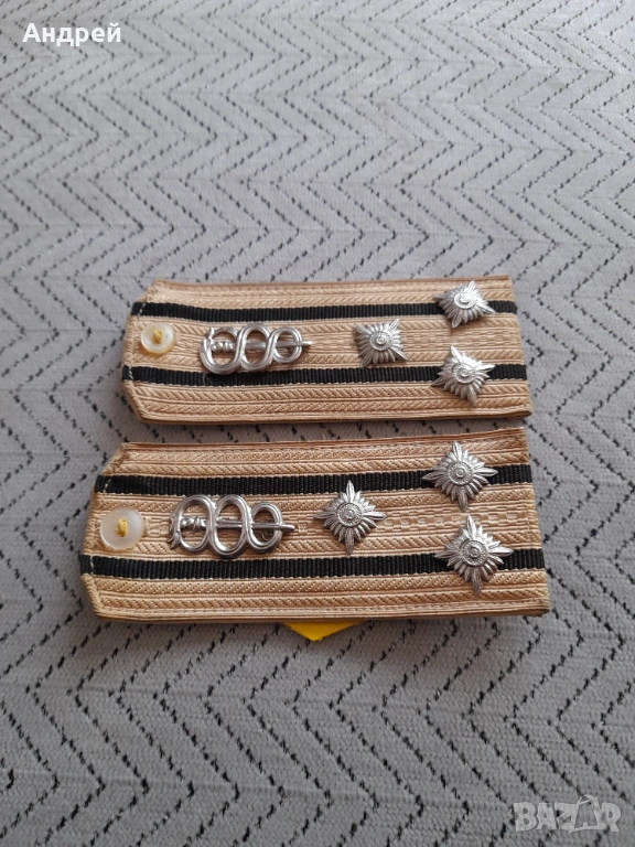 Стари Руски пагони полковник, снимка 1