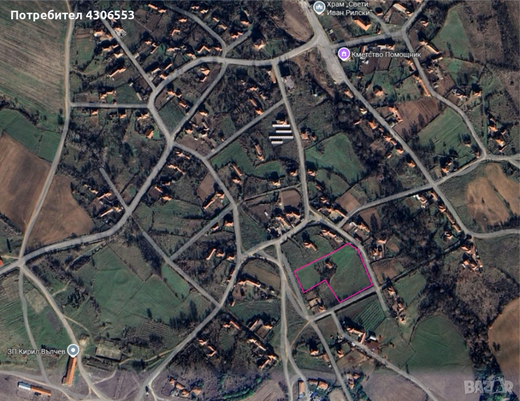 Голям имот в регулация в с. Помощник, снимка 1
