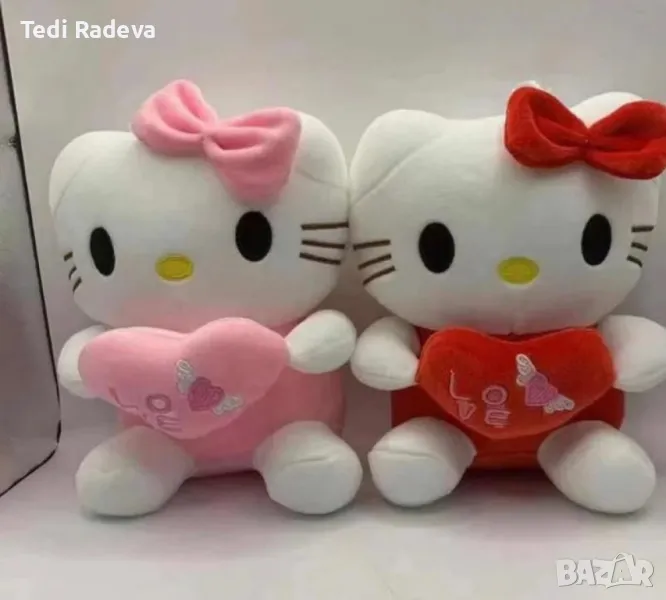 Мека плюшена играчка Hello Kitty, снимка 1