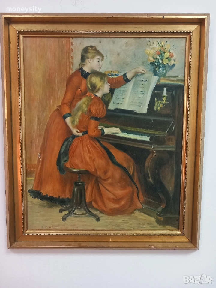 Картина масло върху платно Реноар, снимка 1
