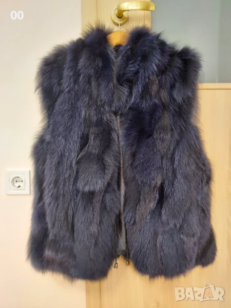 Дамски елек естествен косъм, снимка 1