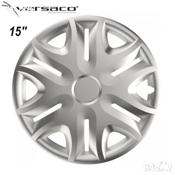 Тасове за джанти 15'' Versaco Spirit Silver, снимка 1