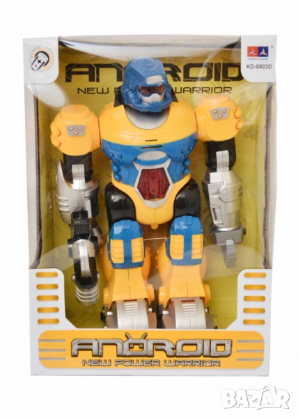 Интерактивна играчка робот Андроид – Светлини, звуци и екшън, снимка 1