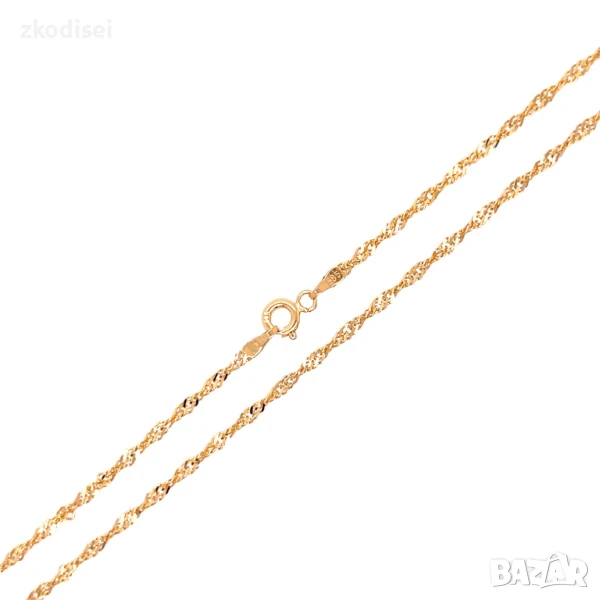 Златен синджир 2,40гр. 44,0см. 14кр. проба:585 модел:32132-1, снимка 1