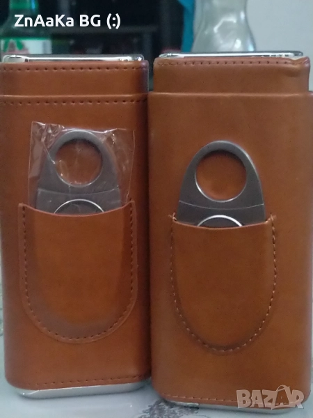 Кожени калъфи за пури., снимка 1