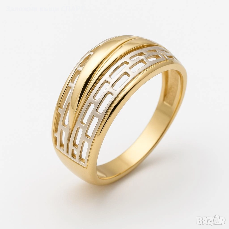 Златен пръстен  Грамаж: 1.72гр., снимка 1