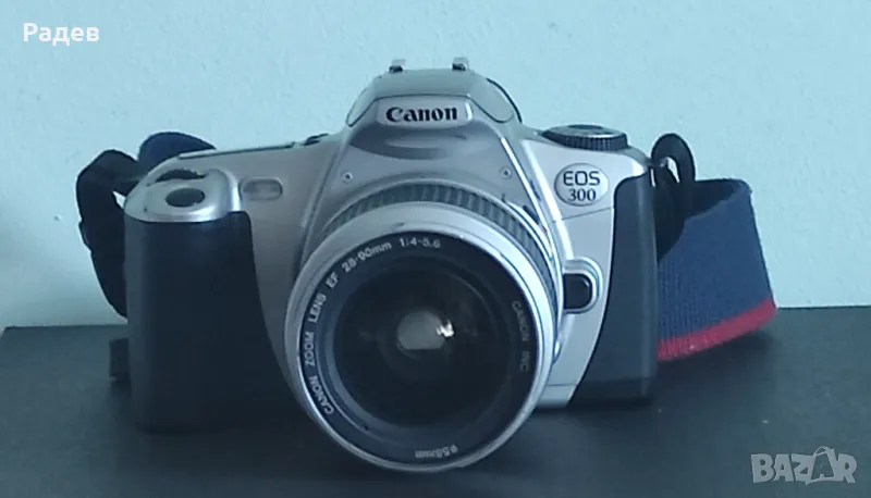 Canon EOS 300 автофокусна  лентова(филмова) камера с обектив Canon EF 28-90mm f:4-5.6, снимка 1