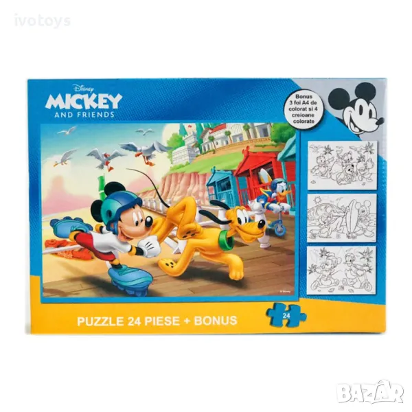 Детски пъзел Mickey Mouse (24 елемента) - Код 4263, снимка 1