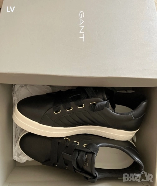 Черни обувки Gant от естествена кожа. #40. , снимка 1