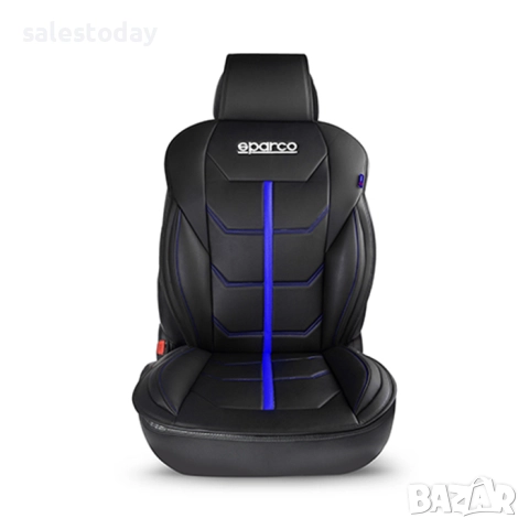 Подложка за седалка Sparco Със Син кант