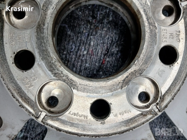 Оригинални Джанти 17 цола Мерцедес Ц класа W205 W204, снимка 5 - Гуми и джанти - 52014194