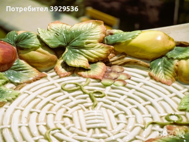 Великолепно плато от колекцията "Country Gourmet" на Fitz and Floyd, снимка 10 - Декорация за дома - 52091702
