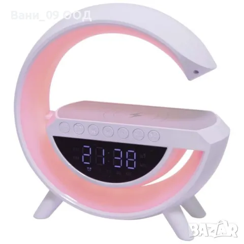 LED настолна лампа с часовник , снимка 4 - Настолни лампи - 50420396