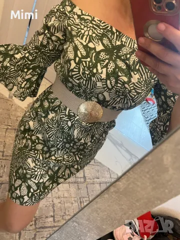 Н&M Рокля с голи рамене , снимка 5 - Рокли - 50415077