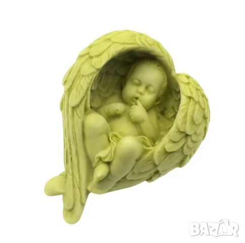 Молд бебе с ангелски крила (2), снимка 4 - Форми - 50785973