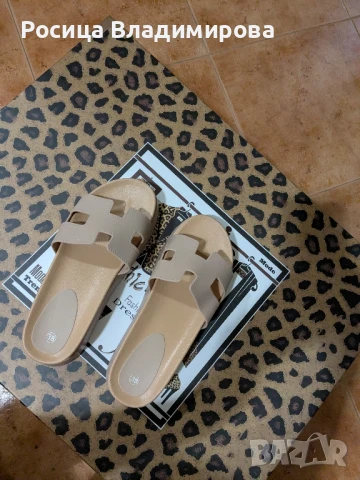 Дамски чехли нови, снимка 2 - Чехли - 51130159