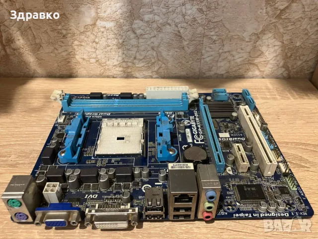 Motherboard GIGABYTE GA-A55M-DS2, снимка 1 - Дънни платки - 46996357