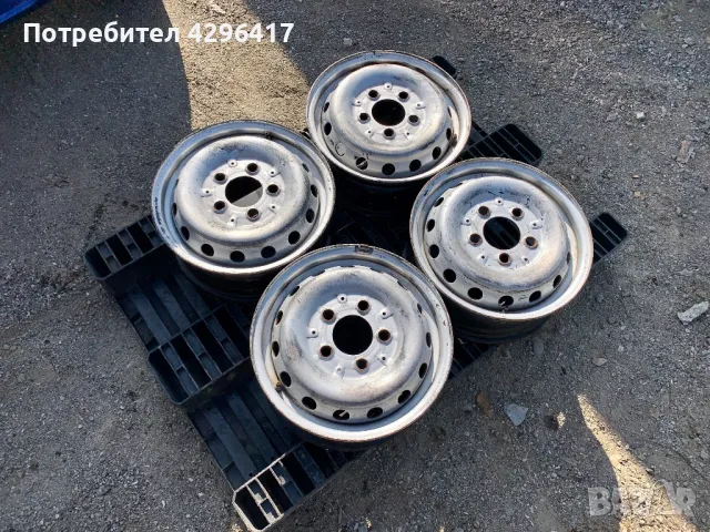 4бр.Оригинални железни джанти 15цола 5x130 за Mercedes Sprinter,Vw LT, снимка 3 - Гуми и джанти - 49104432