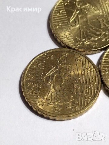 10 евро Цент Франция 1999 г., снимка 6 - Нумизматика и бонистика - 51860454